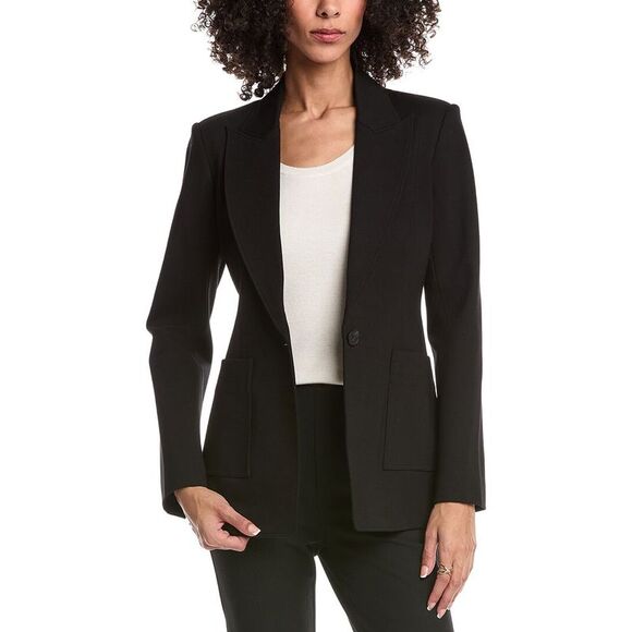 Toccin WomensRory Single Button Blazer Black